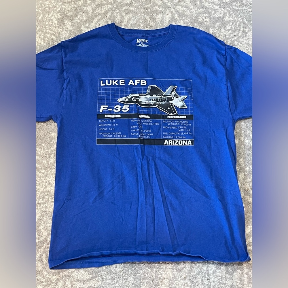 Luke AFB Men's Large F-35 T-Shirt